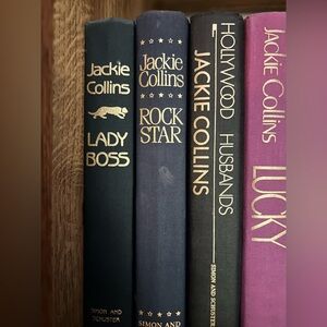 Set of 4 Jackie Collin’s Books